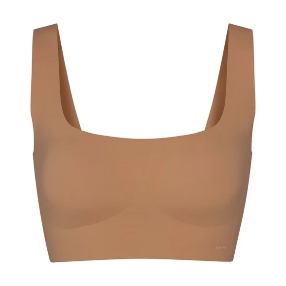SKIMS NAKED SCOOP LONGLINE BRALETTE OCHRE SIZE 2X - Picture 1 of 4
